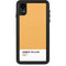 Amber Yellow iPhone XR Waterproof Case