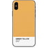 Amber Yellow iPhone XS Skin