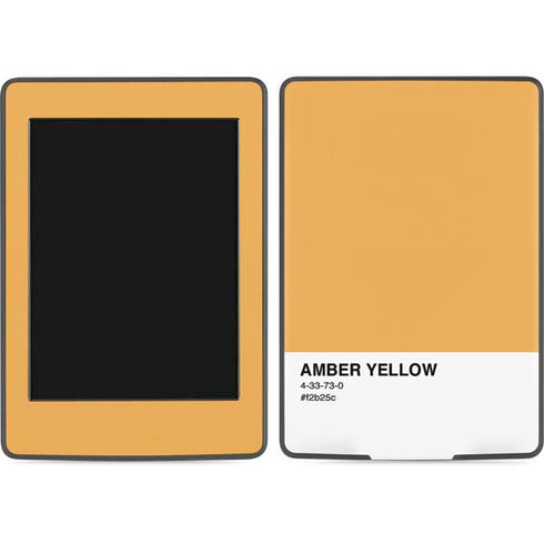 Amber Yellow Amazon Kindle Skin