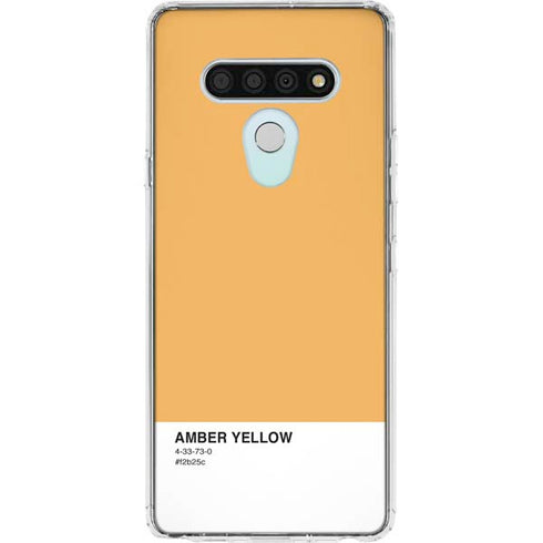 Amber Yellow LG Stylo 6 Clear Case