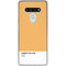 Amber Yellow LG Stylo 6 Clear Case