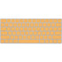 Amber Yellow Magic Keyboard Skin