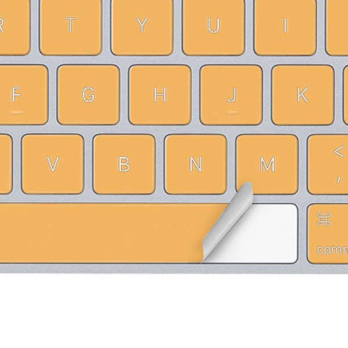 Amber Yellow Magic Keyboard Skin