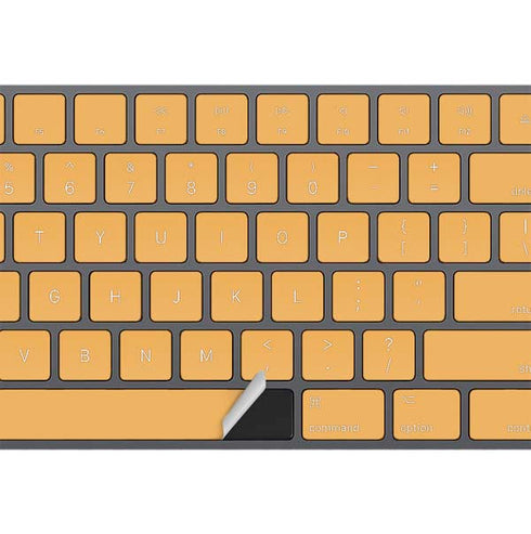 Amber Yellow Magic Keyboard with Numeric Keypad Skin