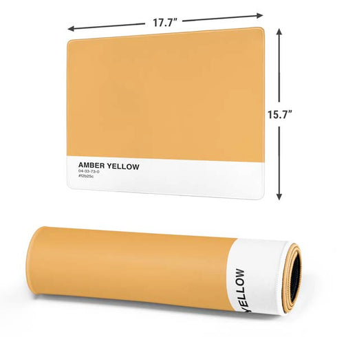 Amber Yellow Gaming Mouse Pad