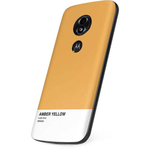 Amber Yellow Moto E5 Play Skin
