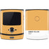 Amber Yellow Motorola RAZR Skin