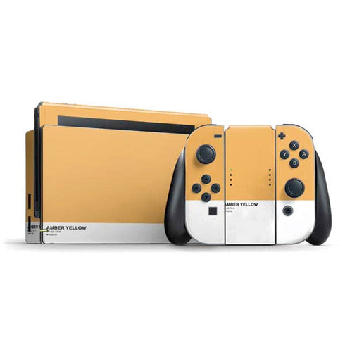 Amber Yellow Nintendo Switch Bundle Skin