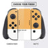 Amber Yellow Nintendo Switch Bundle Skin