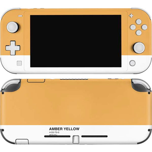 Amber Yellow Nintendo Switch Lite Skin