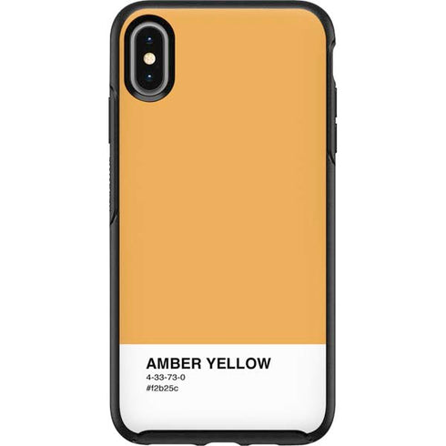 Amber Yellow Otterbox Symmetry iPhone Skin