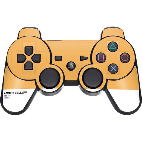 Amber Yellow PS3 Dual Shock wireless controller Skin