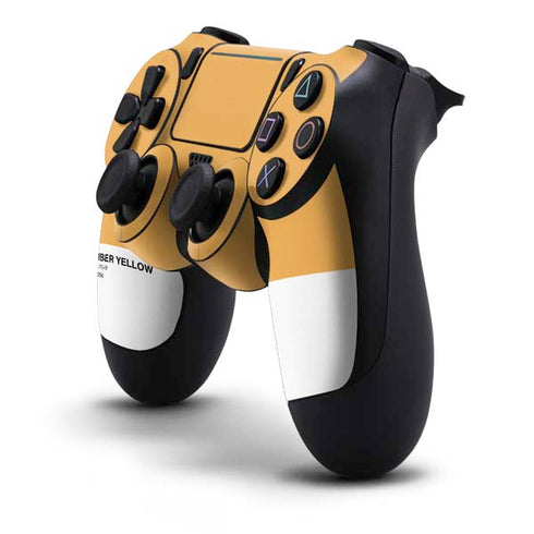 Amber Yellow PS4 Pro/Slim Controller Skin