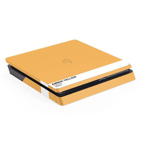 Amber Yellow PS4 Slim Skin