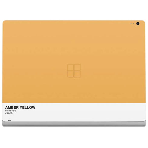 Amber Yellow Surface Book 2 13.5in Skin