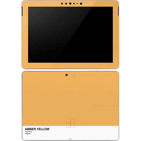 Amber Yellow Surface Go Skin