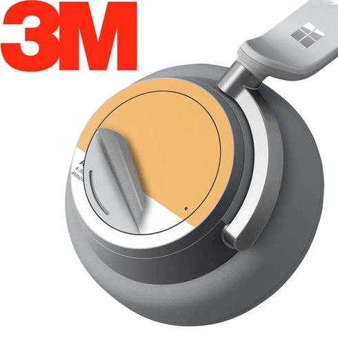 Amber Yellow Surface Headphones Skin