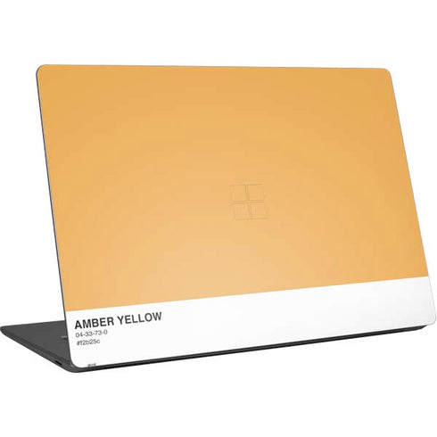 Amber Yellow Surface Laptop 4 15in Skin