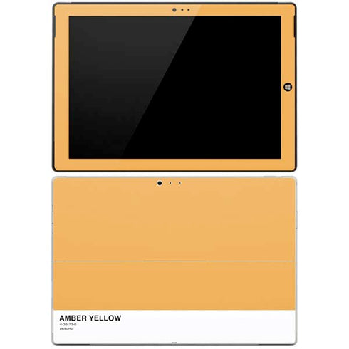Amber Yellow Surface Pro 3 Skin