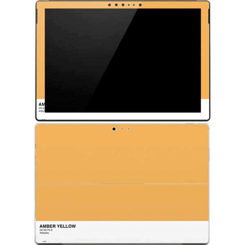 Amber Yellow Surface Pro 4 Skin