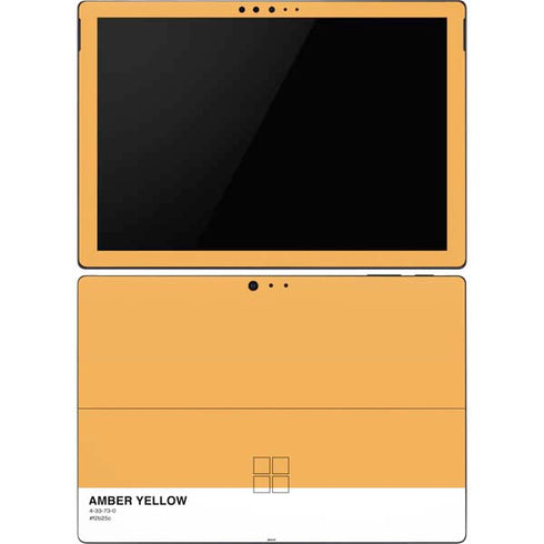 Amber Yellow Surface Pro 6 Skin
