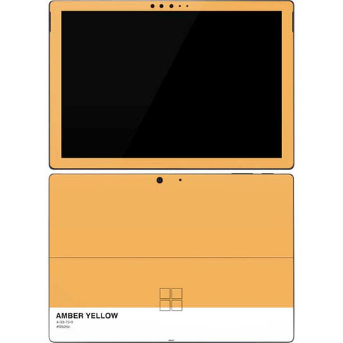 Amber Yellow Surface Pro 7 Skin
