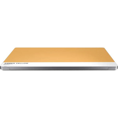 Amber Yellow Universal Laptop 11in (8.8 x 6.2in) Skin