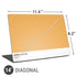 Amber Yellow Universal Laptop 14in (11.4 x 8.2in) Skin