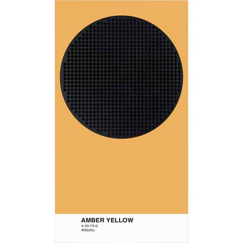 Amber Yellow Xbox Series S Console Skin