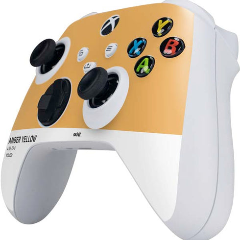 Amber Yellow Xbox Series S Controller Skin