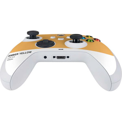 Amber Yellow Xbox Series S Controller Skin