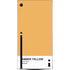 Amber Yellow Xbox Series X Console Skin