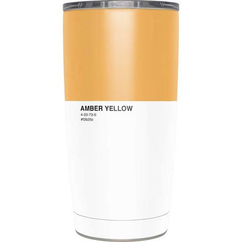 Amber Yellow Yeti 20oz Tumbler Skin