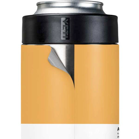Amber Yellow Yeti Colster Can Insulator Skin
