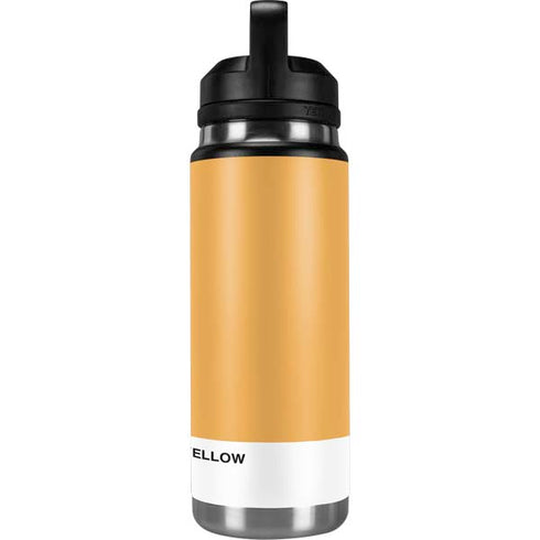 Amber Yellow YETI Rambler 26oz Bottle Skin