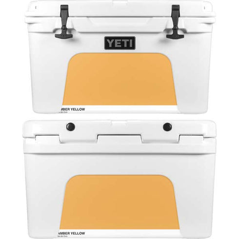 Amber Yellow YETI Tundra 45 Hard Cooler Skin