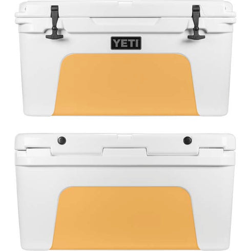 Amber Yellow YETI Tundra 65 Hard Cooler Skin
