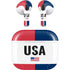 American Flag Color Block Apple AirPods (3rd Gen 2021) Skin