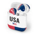 American Flag Color Block Apple AirPods Skin