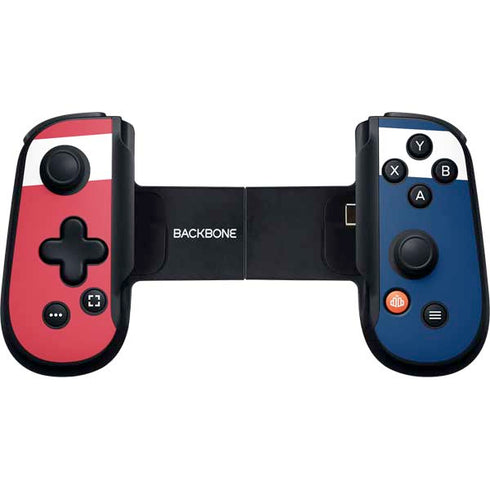 American Flag Color Block Backbone One for iPhone Game Controller Skin