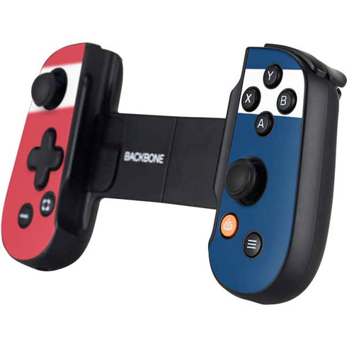 American Flag Color Block Backbone One for iPhone Game Controller Skin