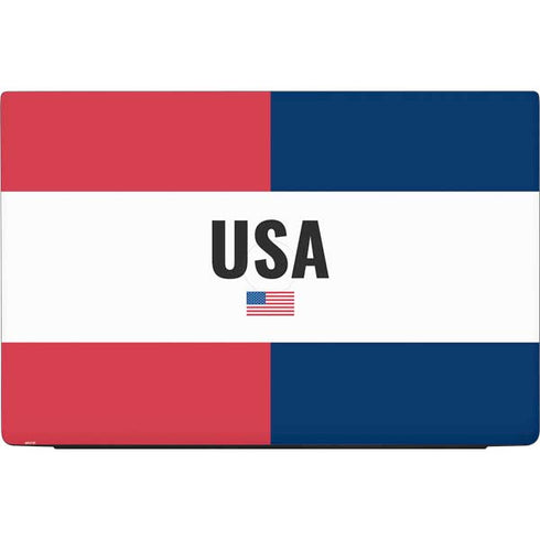 American Flag Color Block Dell Vostro Skin
