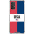 American Flag Color Block Galaxy A32 5G Clear Case