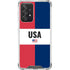 American Flag Color Block Galaxy A52 5G Clear Case
