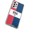 American Flag Color Block Galaxy A53 5G Clear Case