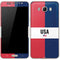 American Flag Color Block Galaxy J7 Skin
