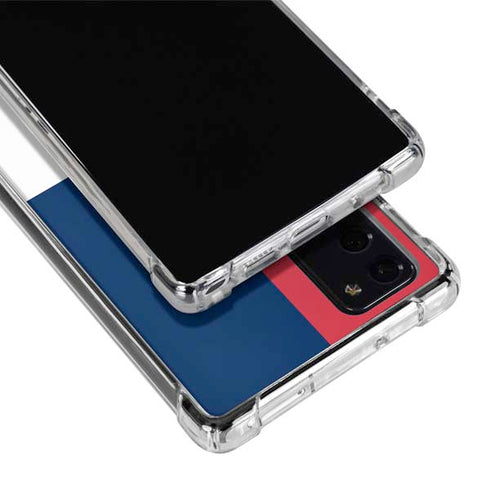 American Flag Color Block Galaxy Note20 5G Clear Case