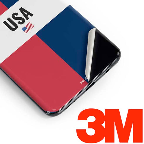American Flag Color Block Galaxy S10 Plus Skin