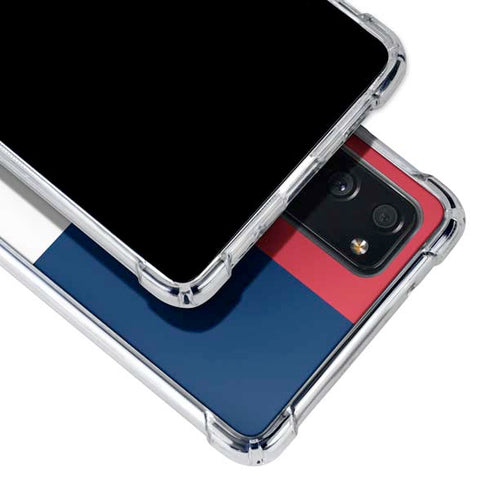 American Flag Color Block Galaxy S20 FE Clear Case