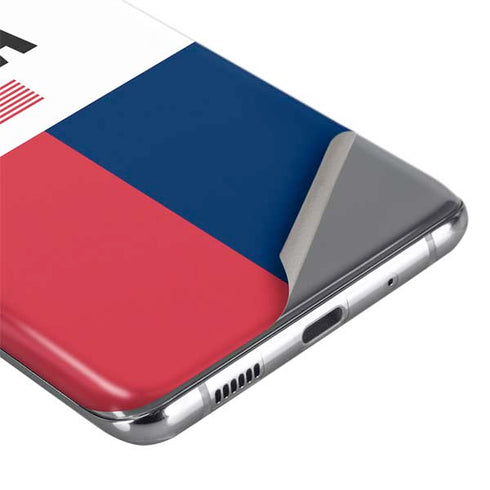 American Flag Color Block Galaxy S20 Skin